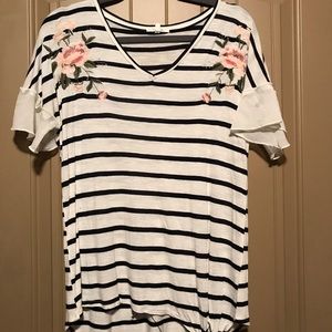 Embroidered T-shirt